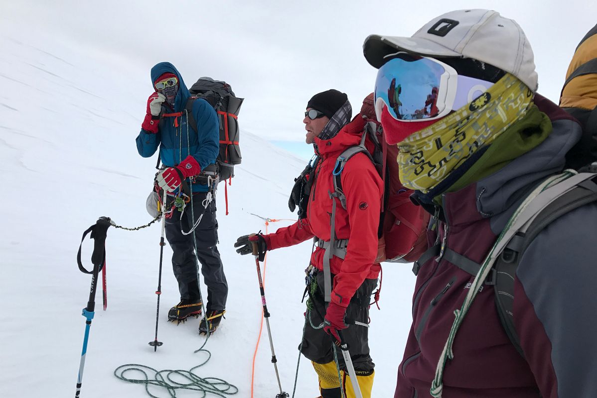 08B Resting On The Gradual Climb From The Top Of The Fixed Ropes To Mount Vinson High Camp